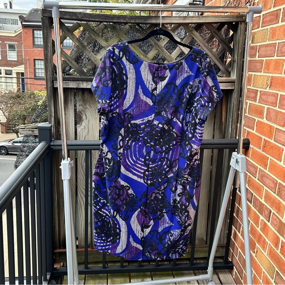 Ellen Tracy Ponte Plus Dress 18W - Picture 2 of 6